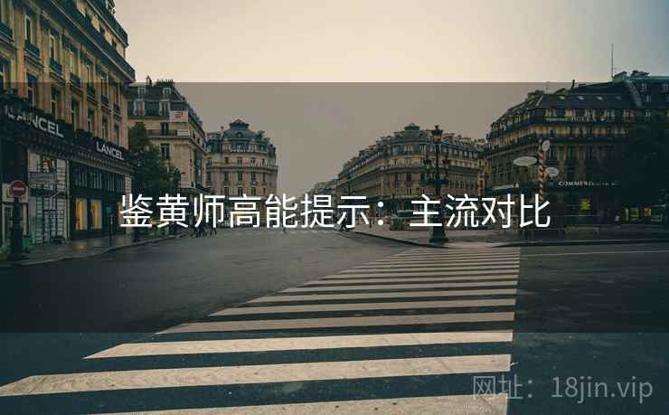 鉴黄师高能提示：主流对比