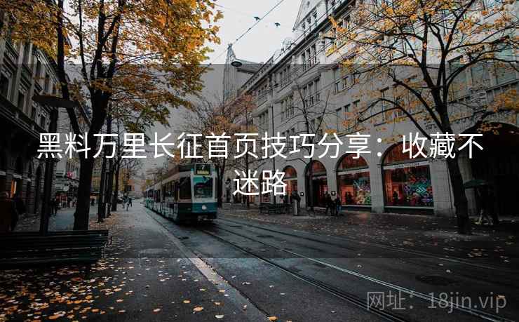 黑料万里长征首页技巧分享：收藏不迷路